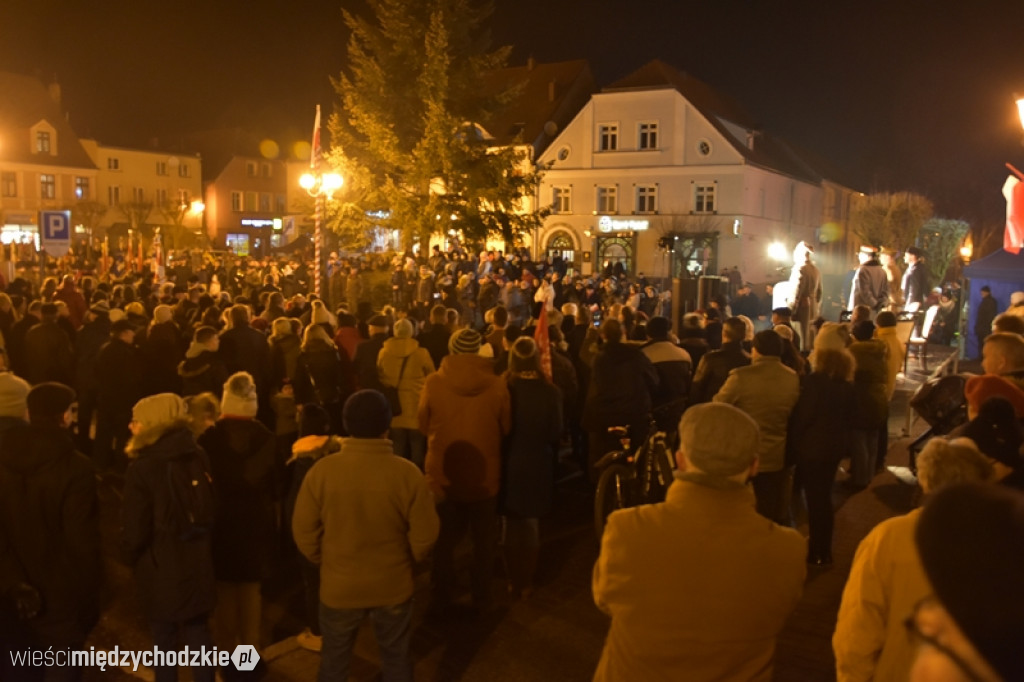 Uroczystości powitalne Generała na Rynku