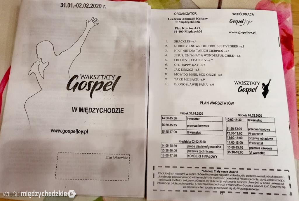 Drugi dzień warsztatów wokalnych