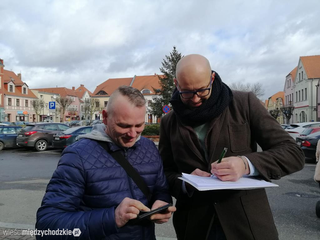 W Międzychodzie zbierano podpisy poparcia