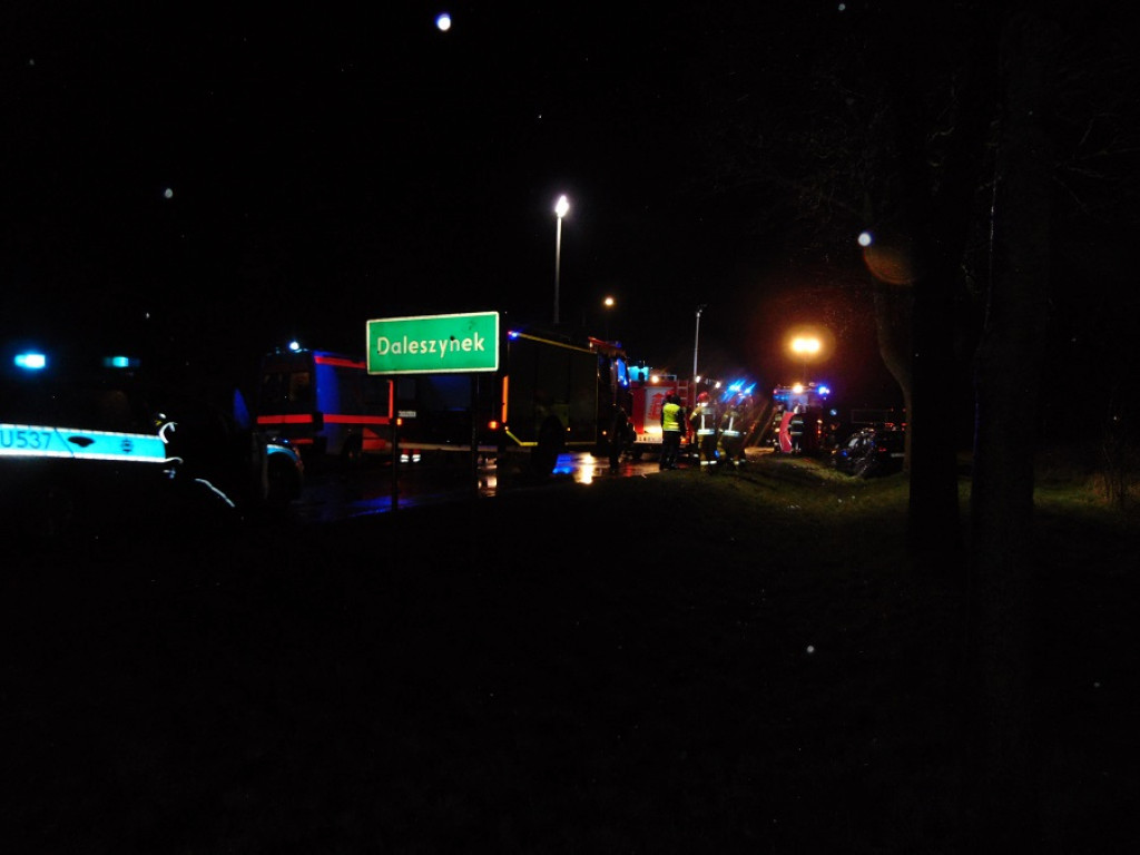 Tragiczny wypadek w Daleszynku