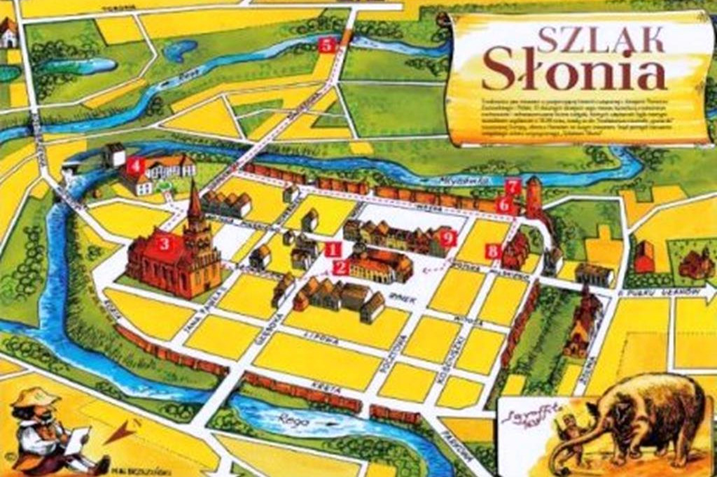 Pieszo przez kraj. Trzebiatów: Szlak słonia