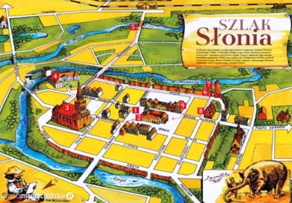 Pieszo przez kraj. Trzebiatów: Szlak słonia