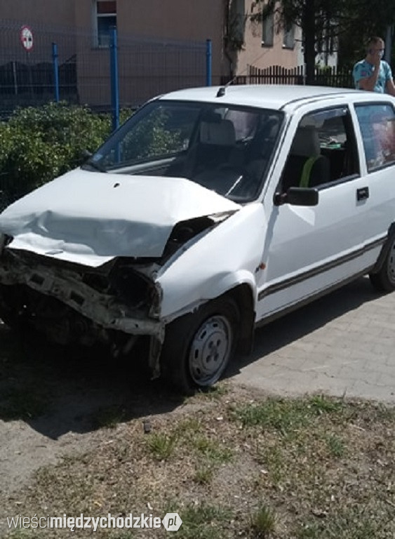 Kolizja w Międzychodzie na ul.Chrobrego