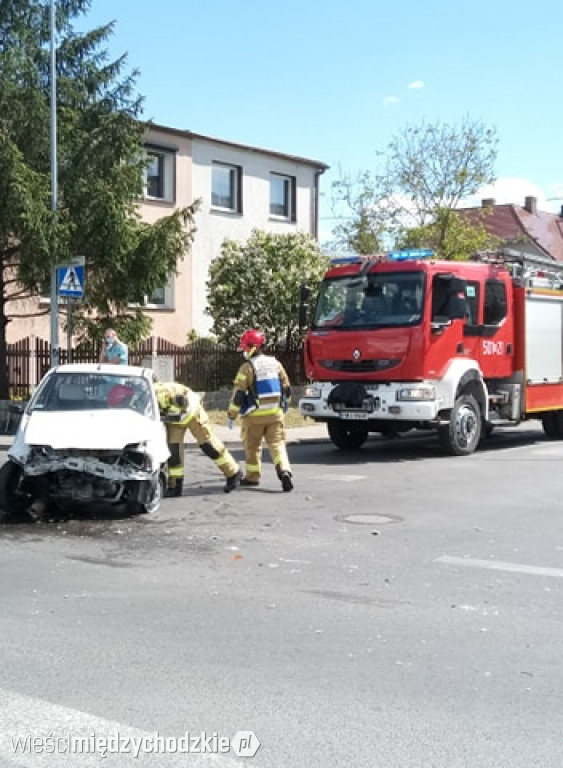 Kolizja w Międzychodzie na ul.Chrobrego