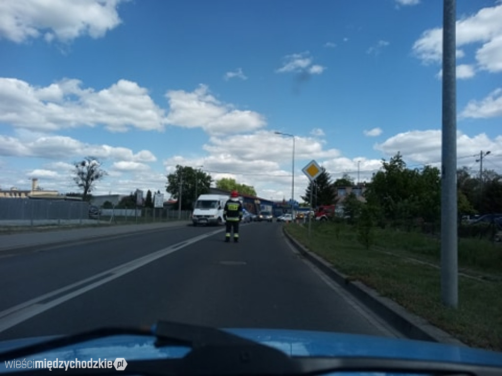 Kolizja w Międzychodzie na ul.Chrobrego