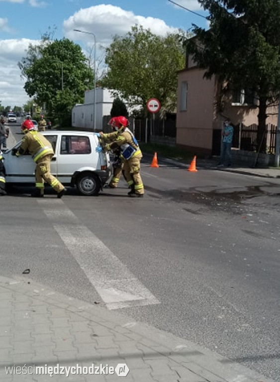 Kolizja w Międzychodzie na ul.Chrobrego