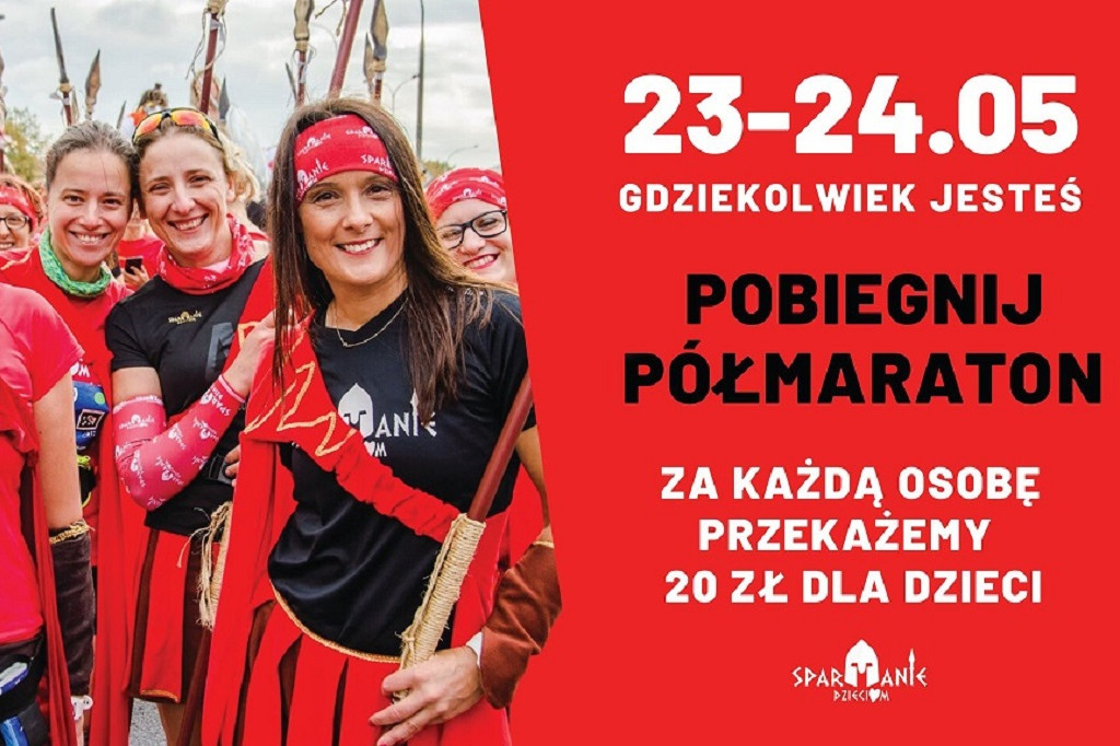 Spartanie dzieciom - szczytna akcja biegaczy