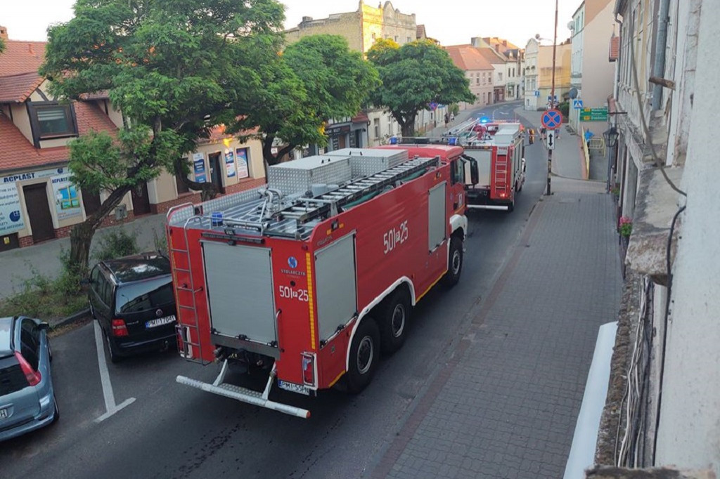 Akcja strażaków w Międzychodzie