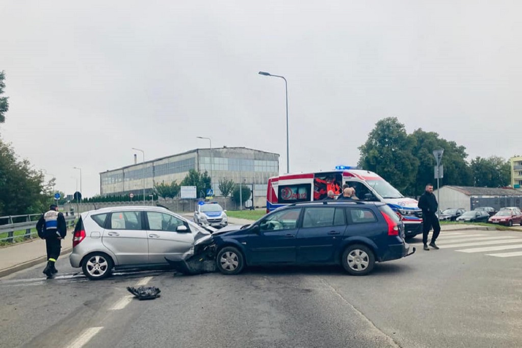 Groźnie wyglądająca kolizja w Międzychodzie
