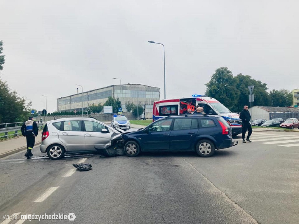 Groźnie wyglądająca kolizja w Międzychodzie