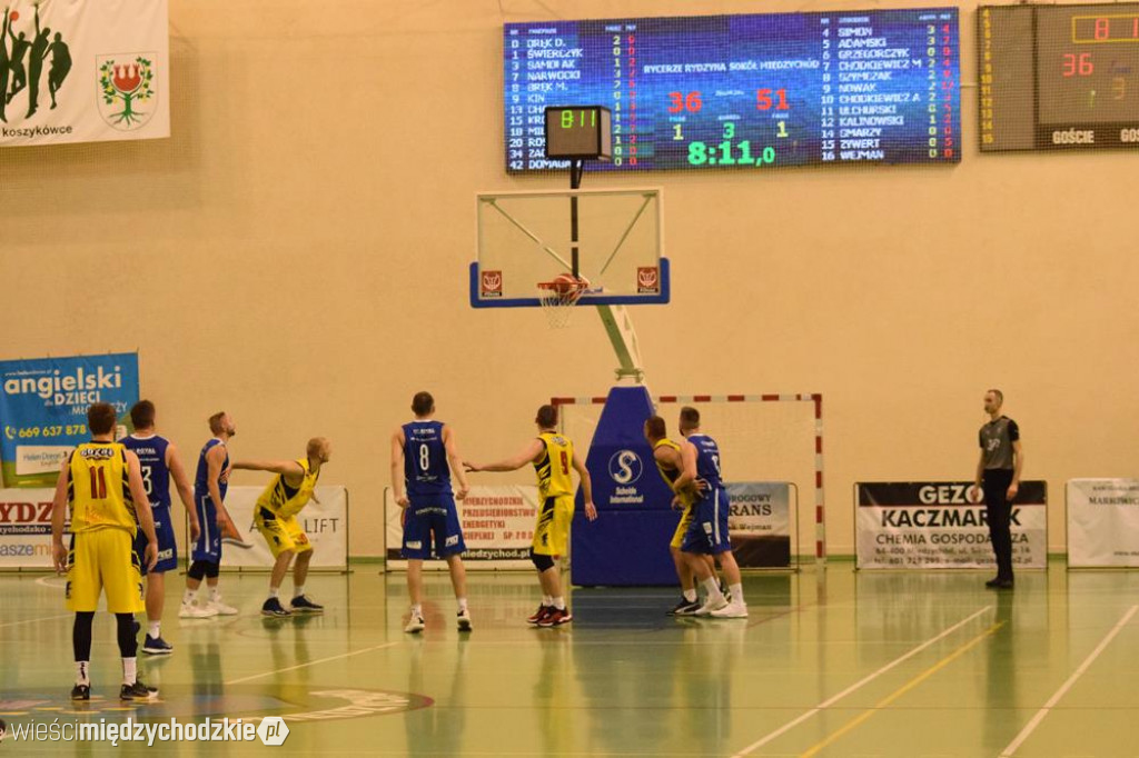 Sokoły przegrywają z Rycerzami Rydzyna 73:80