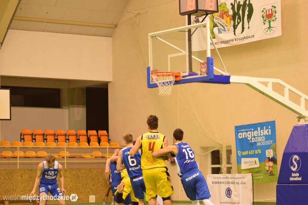 Sokół Międzychód wygrywa z Basket Junior Poznań