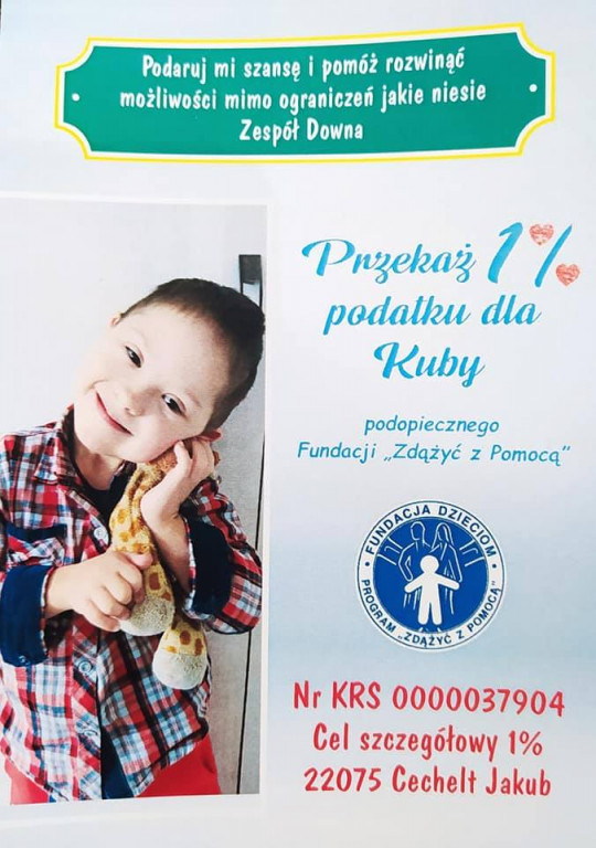 Przekaż 1% dla potrzebujących