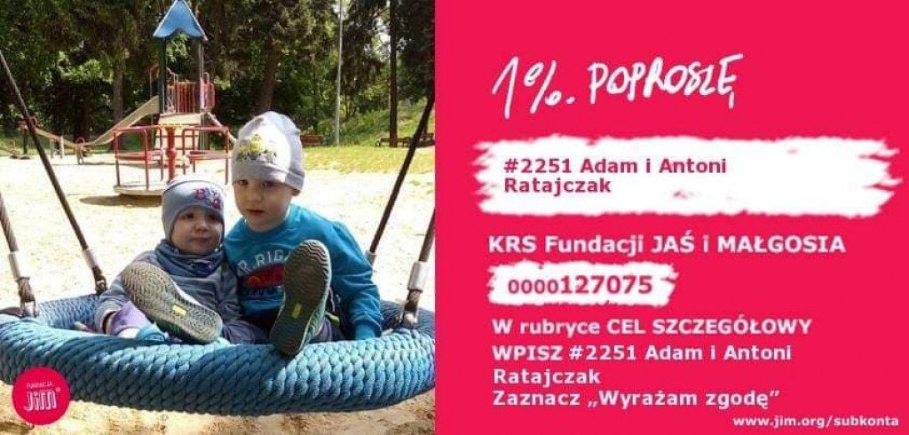 Przekaż 1% dla potrzebujących