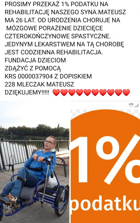 Przekaż 1% dla potrzebujących