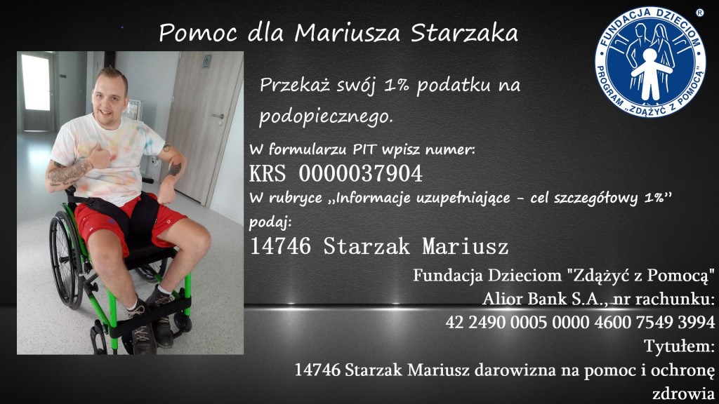 Przekaż 1% dla potrzebujących