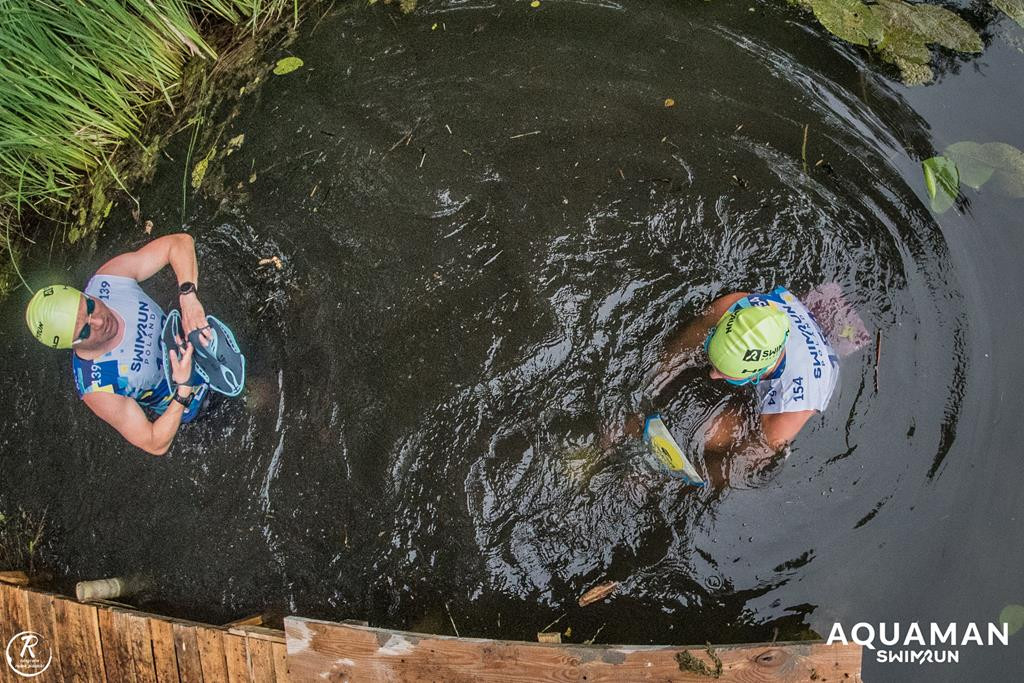 Migawki z trasy swimrunu
