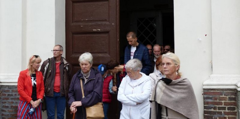 Jednym z odwiedzanych miejsc był kościół pw. Męczeństwa Św. Jana Chrzciciela/foto:Dariusz Wawrzyniak