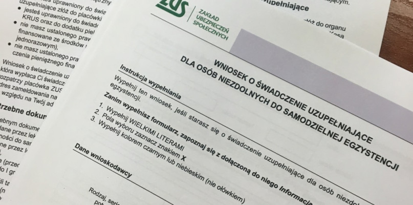 Formularze wniosków są już dostępne/foto:ZUS Poznań