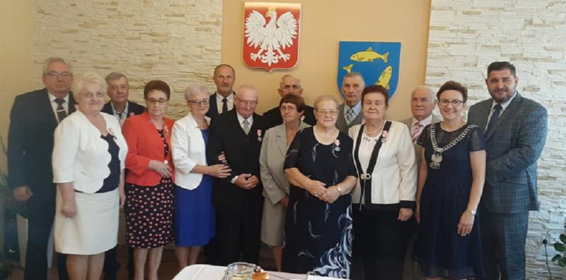 Spotkanie w urzędzie było okazją do wspomnień i opowieści jak potrafili wytrwać w związku 50 lat/foto:Krzysztof Suszka