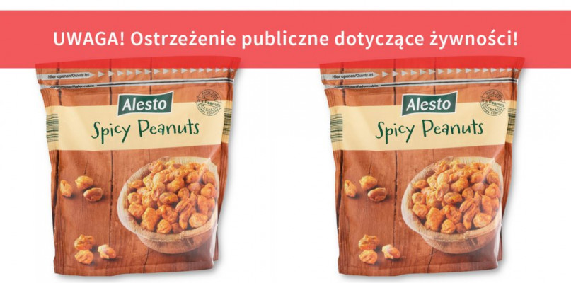 GIS wycofał z obrotu orzeszki Alesto/foto: GIS.gov.pl