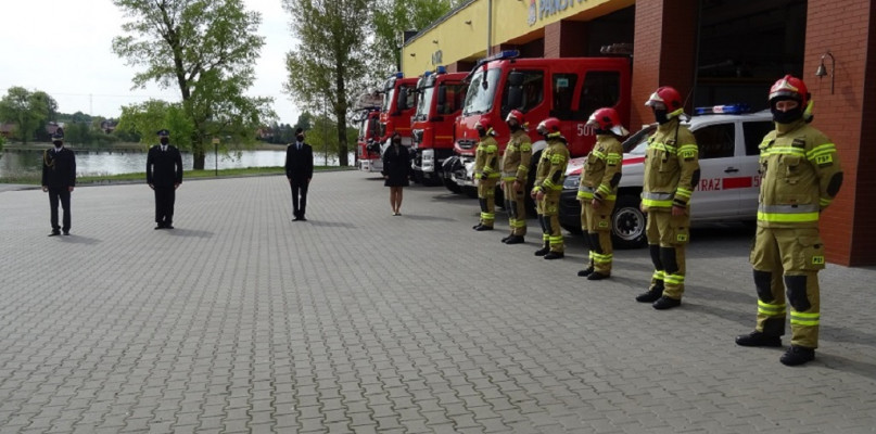 W tym roku z uwagi na epidemię obchody Dnia Strażaka miały skomniejszy wymiar/foto/KP PSP Międzychód