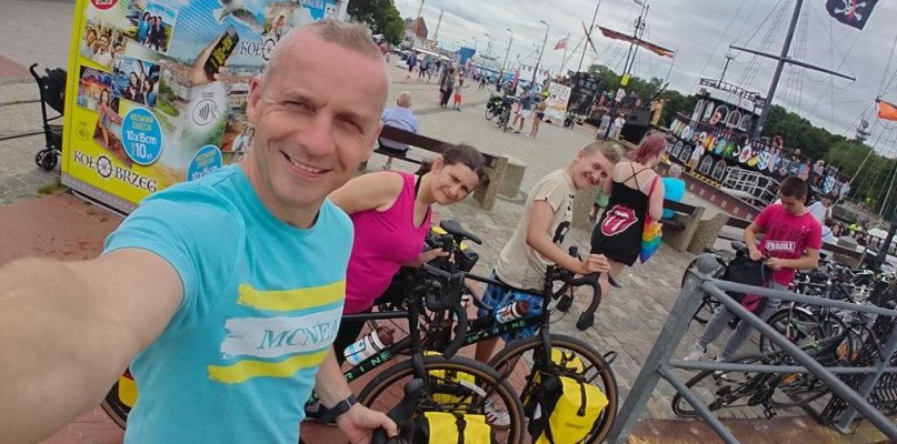 Rowerowa podróż do Kołobrzegu bardzo udana /foto: Maciej Łuczak
