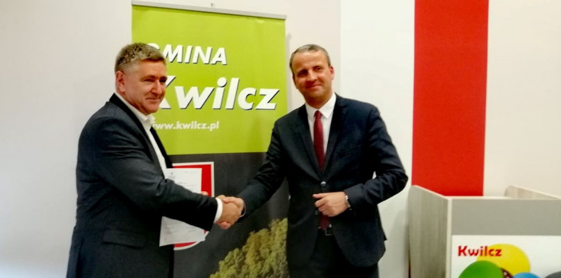 Michał Zieliński ( z prawej strony ) często bywał na terenie powiatu międzychodzkiego / foto: archiwum WM