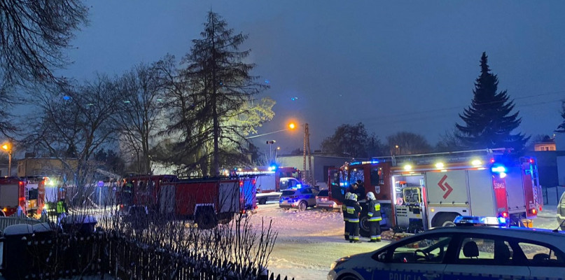 Do tragicznego pożaru doszło ok. godz.6.00 na ul. Strzeleckiej w MIędzychodzie / foto: Ewa Czarnecka