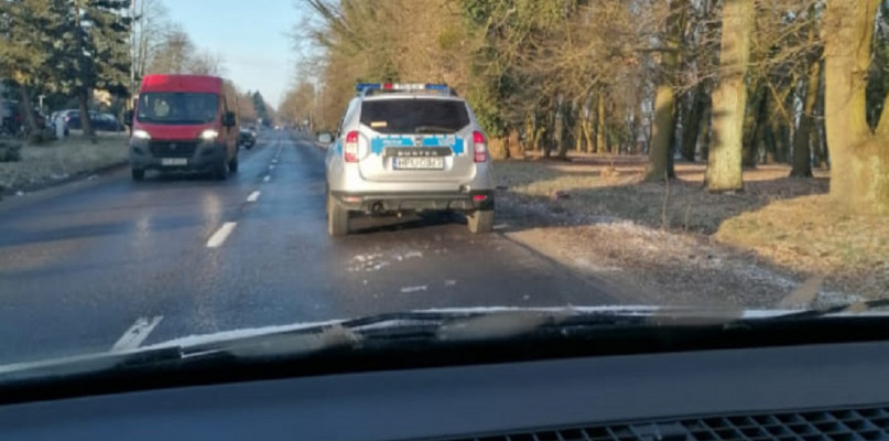 Do potącenia doszło na ul. Chrobrego w Sierakowie/foto: KPP Międzychód