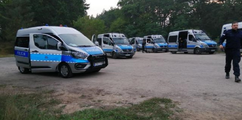 Międzychodzka policję ws[pierają Oddziały Prewencji z Poznania/foto:KPP Międzychód