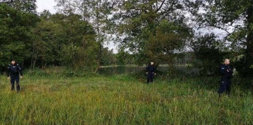 Policja nadal szuka Jacka D. Także przy zbiornikach wodnych/foto: KPP Międzychód