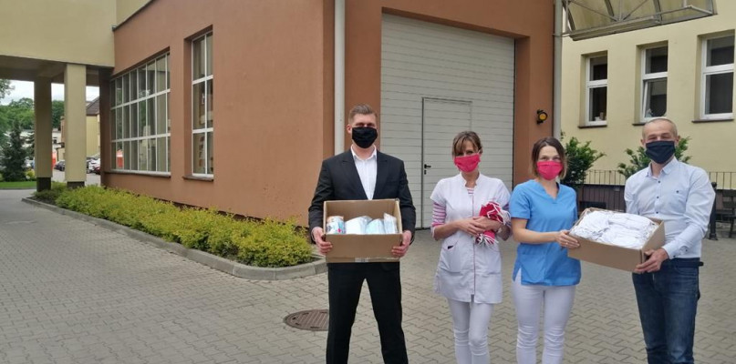 Do szpitala powiatowego w Międzychodzie trafiło 500 maseczek /foto: Dariusz Wawrzyniak