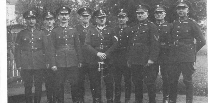 Załoga Posterunku Policji w Międzychodzie 1932 rok/foto:archiwum Ryszard Sulej