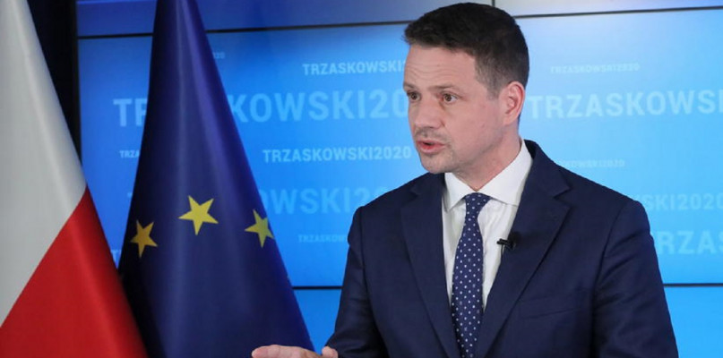 Rafał Trzaskowski zastąpił Małgorzatę Kidawę-Błońska i twa akacja zbierania podpisów/foto:PAP