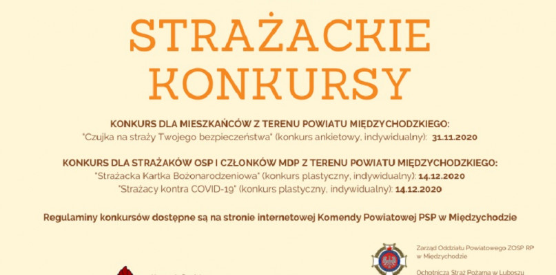 Komenda Powiatowa PSP w Międzychodzie zaprasza do udziału w strażackich konkursach