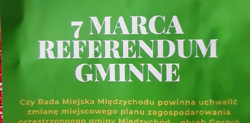 Do mieszkańców gminy Międzychód trafiły ulotki o referendum, które nie odbędzie się /foto: czytelnik