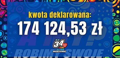 Rekordowy 34. Finał WOŚP w Międzychodzie - ponad 174 tysiące złotych