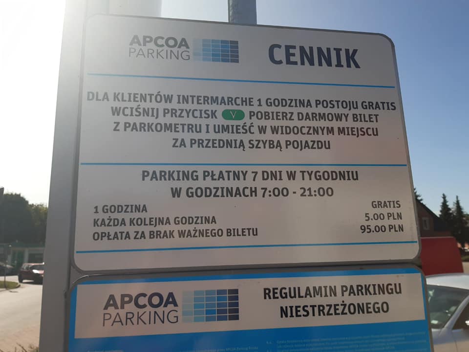 Opłaty parkingowe przy Intermarche uległy zmianie / foto: FB Intermarche