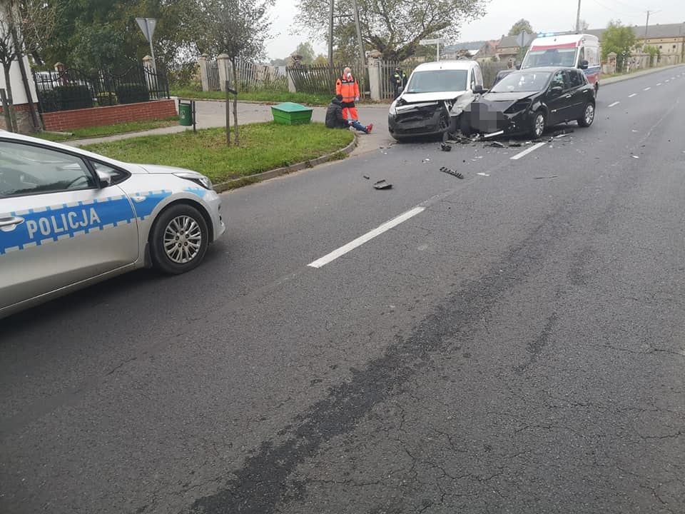 Do zderzenia doszło na skrzyżowaniu /foto: KPP Międzychód